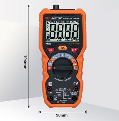 China Non-Contact Test 6000 Counts T-RMS Frequency Dc Current Multimeter Non - Slip for sale