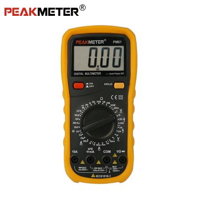 China AC/DC Voltage Current Tester Digital Multi Tester 2000 Counts With Data Hold for sale