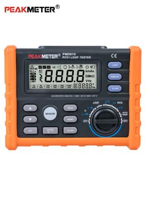China Auto / manual range RCD Loop Tester Digital Multimeter for GFCI  Trip - out Current / Time for sale