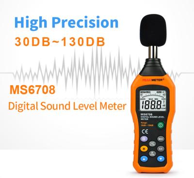 China A and C Characteristics Polarized Capacitive Microphone Digital Sound Level Meter Measurement Range 30-130dB for sale