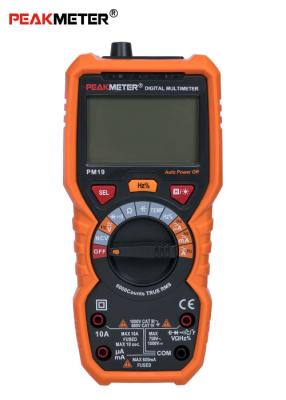 China Hand - Held Digital Multimeter With Auto Range And True Virtual Value AC DC Voltage Current for sale