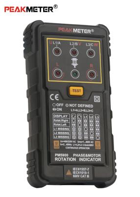 China High Voltage Motor Phase Rotation Tester 3 Phase Rotation Indicator High Safety Standard for sale