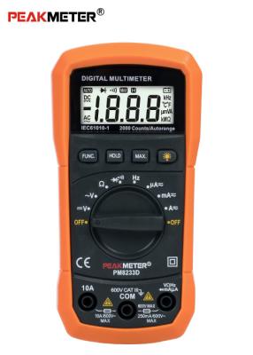 China High Precision Digital Multimeter With Auto Range And Temperature Measurement for sale