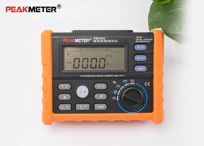 China Multifunctional Earth Ground Resistance Tester 0 Ohm To 4K Ohm And 100 Groups Display for sale