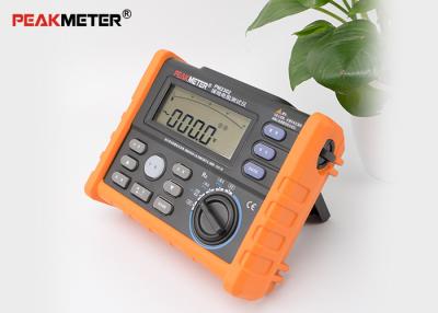 China Auto Power Off Earth Ground Resistance Tester With Data Logging And Backlight for sale
