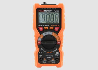 China Torch Lamp Handheld Digital Multimeter 6000 Counts LCD Display With T-RMS Workshop Dmm for sale