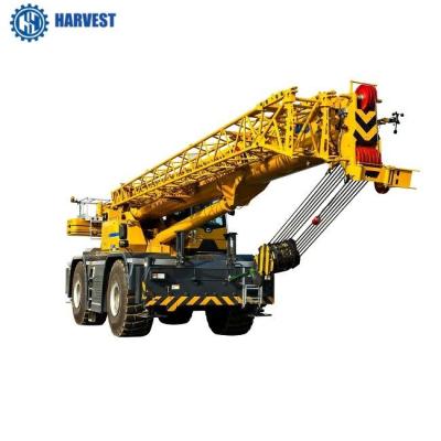China Boom Length 58.1mm XCR70 5 Section 61m Rough Terrain Boom Truck Crane for sale