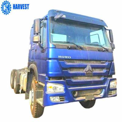 China Left Hand Drive 6x4 371hp Sinotruk Howo Tractor Truck With Flat Cabin for sale