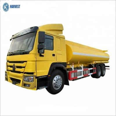 China Sinotruk 6x4 371hp 28000L 4 Compartments Diesel oil tanker lorry for sale