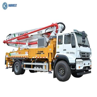 China XCMG 4x2 37m HB37V 5 de Concrete Pompvrachtwagen van de Sectieproductiviteit 120m3/H Te koop