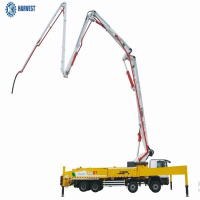 China HB58K Filling Height 1540mm XCMG 6 Section 58m Concrete Pump Truck for sale