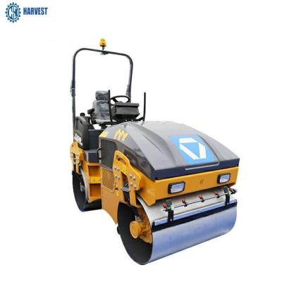 China Double Drum 3 Ton XMR303 28.5kW Frequency 60Hz Vibratory Road Roller for sale