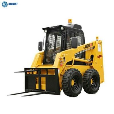 China 11.6km/H Speed 0.4m3 Bucket WS50 0.8 Ton Mini Compact Skid Steer for sale