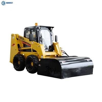 China Tipping Load 1500kg WS50 Xinchai 50hp Engine Weight 3003kg Wheeled Skid Steer for sale