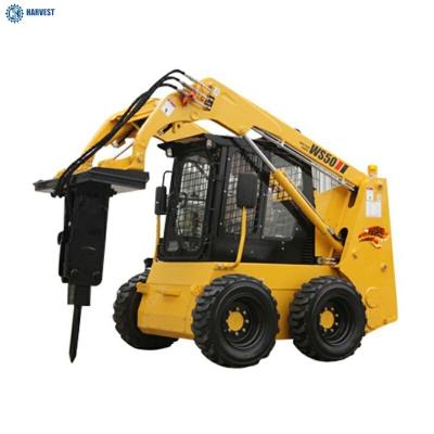 China Max Breakout Force 18kN 36.5kW Xinchai Engine 4WD 50hp WS50 Skid Steer Loader for sale