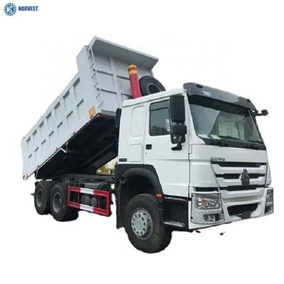 China 30 ton Howo 375hp 2014 Dump Second Hand Truck With New Bucket / Tyres for sale
