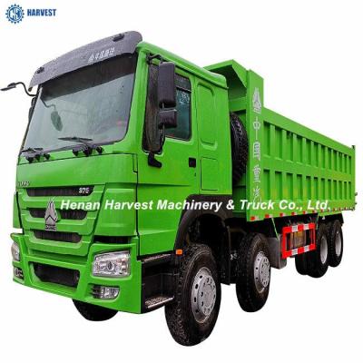 China 40 Ton 8x4 12 Wheelers 7800x2300x1600mm HOWO Dump Second Hand Truck for sale