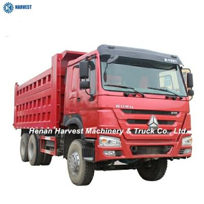 China Mano 2012 del poder de caballo de la tonelada 375 de Howo 6x4 30 segundo Tipper Truck en venta