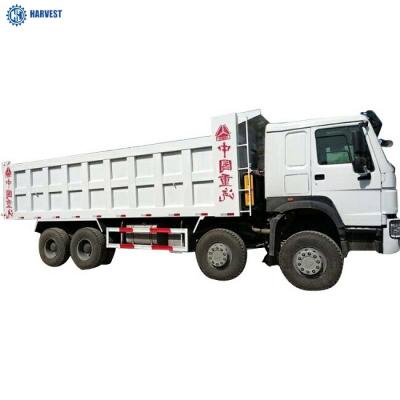 중국 2014 8x4 호워 371 에이치피 50 톤 부하 용량은 호워 덤프트럭을 사용했습니다 판매용