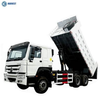 China Howo Middle Lifting 6x4 30 Ton Left Hand Drive 371hp Diesel Dump Truck for sale