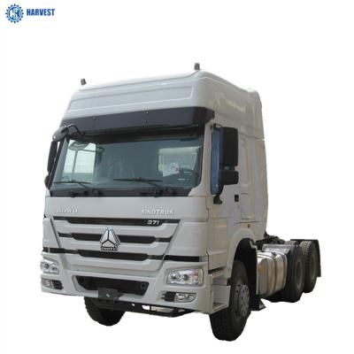 China High Roof Sinotruk Howo 6x4 371hp Prime Mover Truck With 12R22.5 Tubeless Tyres for sale