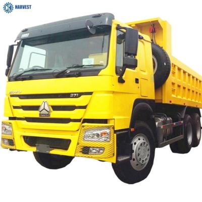 China 276kw Power Right Hand Drive Howo 371hp 2014 Dump Second Hand Truck for sale