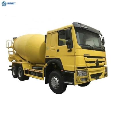 중국 시노트루크 10 Wheeler HOWO 6x4 10m3 능력 371 에이치피 시멘트 믹서 트럭 판매용