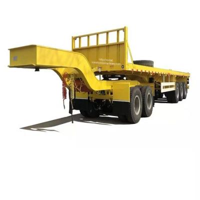 China Steel 70 Ton CIMC Container Trailer 12R22.5 Tire With Dolly for sale