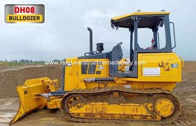 China Escavadora de 8 toneladas Shantui DH08 do estojo compacto 80HP da máquina movente da terra da lâmina de VPAT à venda