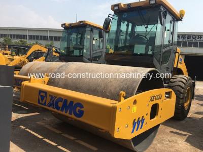China XCMG XS163J Single Drum 103kW 11.17km/h Vibratory  16 Ton Road Roller for sale