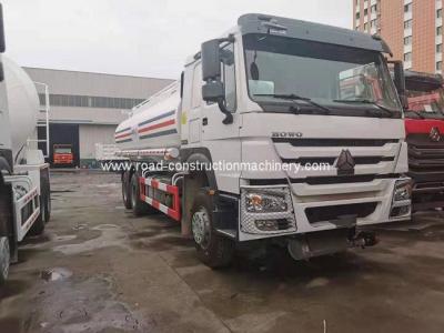 China Steel Q235 20m3 Fuel Tanker Truck Sinotruk Howo 6x4 371hp For Oil for sale