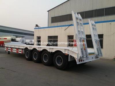 China Mechanical 700mm Ladder Heavy Duty Semi Trailer Q345B 14m Lowbed for sale