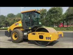 XCMG XS163J Single Drum Vibratory Road Roller Speed 11.17km/h Rated power 103kW Roller