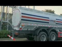 Sinotruk Howo 20m3 Fuel Tanker Truck 6x4 371hp With Flow Meter