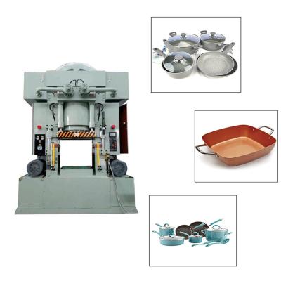 China Aluminum Die casting pot pan cookware production line forged cookware coating spraying production line for sale
