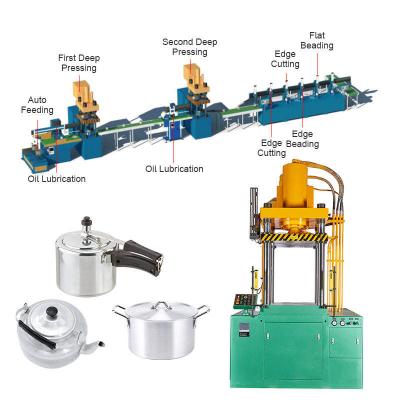 China Cookware Production Line Machine For Aluminum Fry Pan Making for sale