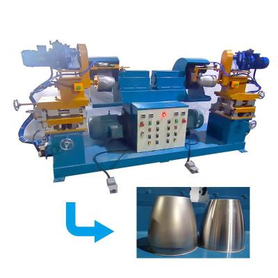 China Double Ended Pot Polishing Machine For Metal Kettle Vacuum Adsorption for sale