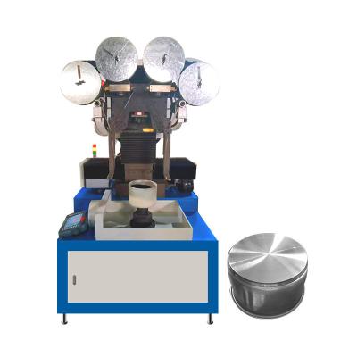 中国 アルミニウム鍋の最下に紙やすりで磨くことのためのサーボ モーター調理器具の磨く機械 販売のため