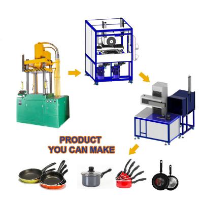 China Servo Automatic Hydraulic Press Machine For Frypan Utensils Making for sale