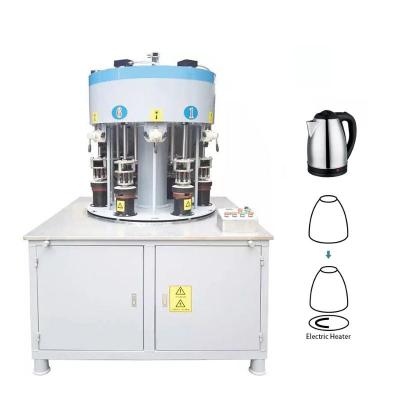 China Servo System Kettle Making Machine For Kettle Brazing Heating Plate Element Welding for sale