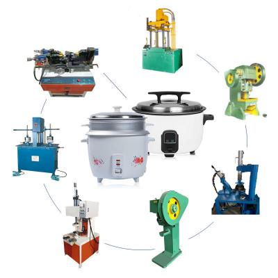 China Industriële Hogedrukpan die Machine maken Hydraulisch voor het Plastic het Kooktoestel van de Trommelrijst Maken Te koop