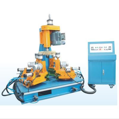 China industrialized Semi-Auto Stainless Steel Pot glazing Machine Utensil Surface Buffing Machine For Pan Side for sale