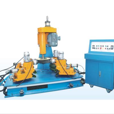 China Semi-auto polishing machine cookware surface buffing machine for cookware bottom stainless steel for sale