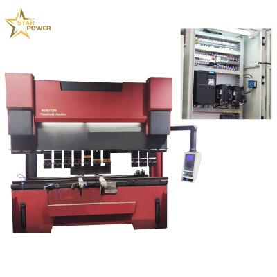 China 1000KN Kitchen Sink Machine CNC Press Brake 125T 2500 8ft Metal Bend Machine for sale