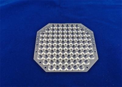 China Optical Grade PC 89% Transparency LED Lens Array for sale