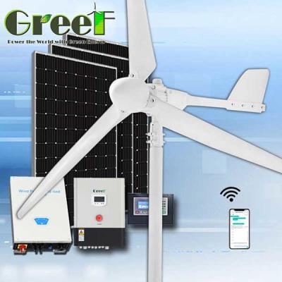 China High Efficiency Solar Hybrid Wind Turbine System Household 10KW for sale