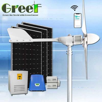 China 1KW 2KW 3KW New Energy Wind Turbine Generator With Off Grid / On Grid System for sale