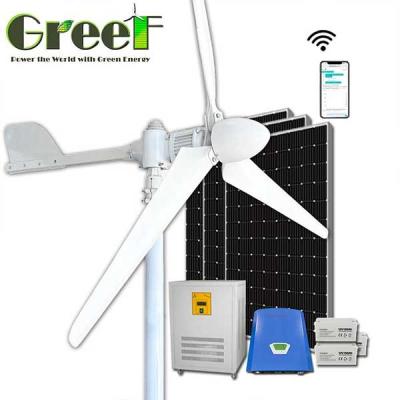 中国 3KW New Energy 3 Phase Solar Hybrid Wind Power Kit Generators 販売のため