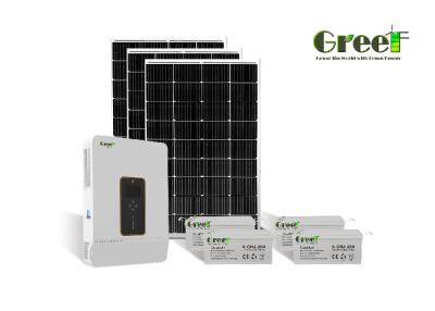China Energía del panel solar de GREEF 10KW de la Sistema Solar del sistema eléctrico solar del ceñidor en venta