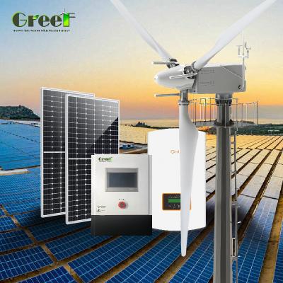China Grid Coupled Monocrystalline Solar Panel System with LCD Display Te koop